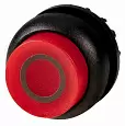 M22S-DLH-R-X0 Головка кнопки с подсветкой, выступающие, без фиксации, цвет красный, черное лицевое к 216976 EATON