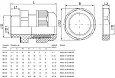Сальник MG 25 диаметр проводника 13-18мм IP68 YSA10-18-25-68-K02 IEK/ИЭК