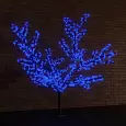 Светодиодное дерево "Сакура", высота 2,4м, диаметр кроны  2,0м, синие светодиоды, IP 65, понижающий  531-123 NEON-NIGHT