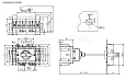 Выключатель-разъединитель реверсивный OptiSwitch DI-40-3C (3P,положение рукоятки I-0-II) 332080 KEAZ/КЭАЗ