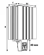 Нагреватель конвекционный 120 Вт 110-230 V AC/DC SNB-120-300 SILART