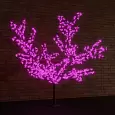Светодиодное дерево "Сакура", высота 3,6м, диаметр кроны 3,0м, фиолетовые светодиоды, IP 65, понижаю 531-216 NEON-NIGHT