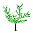 Светодиодное дерево "Сакура", высота 2,4м, диаметр кроны 2,0м, зеленые светодиоды, IP65, понижающий  531-124 NEON-NIGHT