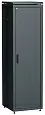 ITK Шкаф сетевой напольный 19" LINEA N 38U 600х600мм металлическая передняя дверь черный LN05-38U66-M ITK/ИТК