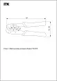 ITK Инструмент обжимной для RJ-45/12/11 без храпового механизма TM1-B10H ITK/ИТК