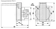 Розетка панельная РП10-3 скрытая с защитной крышкой 2Р+РЕ 16А 250В IP44 PSR61-016-3 IEK/ИЭК