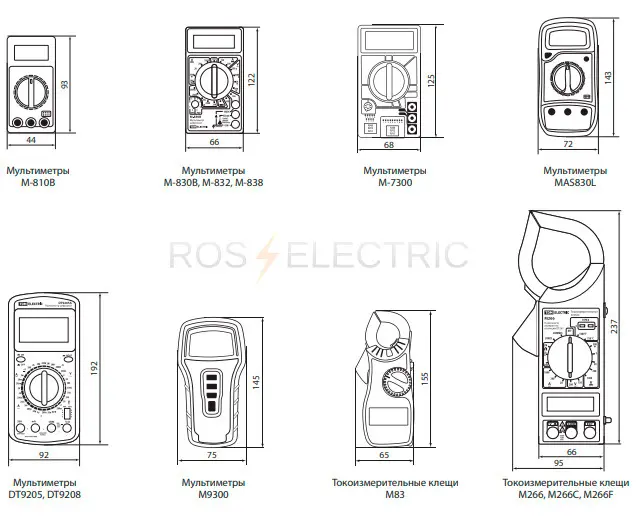 мультиметры-ТДМ-габ
