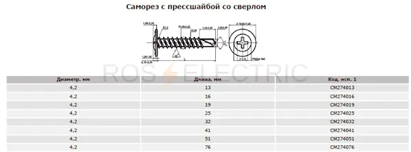 Саморез-с-прессшайбой-со-сверлом