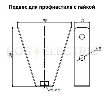 крепление-к-профнастилу-ЭКФ-габ