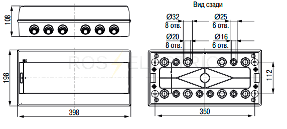 Корпуса модульные пластиковые кмпн ip55