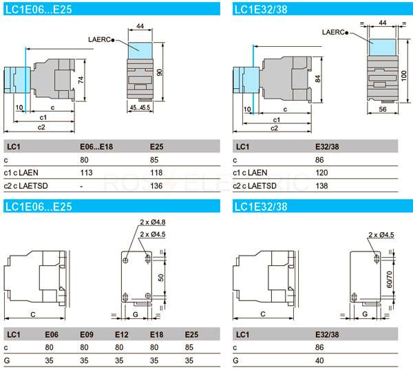 Lc1e2510m5 схема подключения